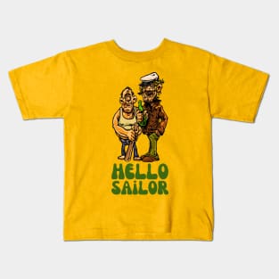 Funny Gift Hello Sailor for Sailor Kids T-Shirt